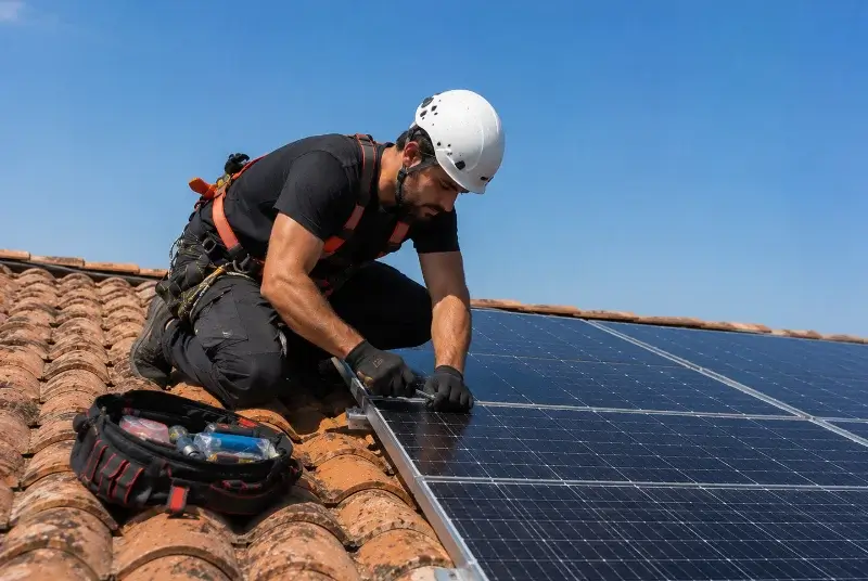 Maintenance et monitoring de panneaux solaires à Trévillach